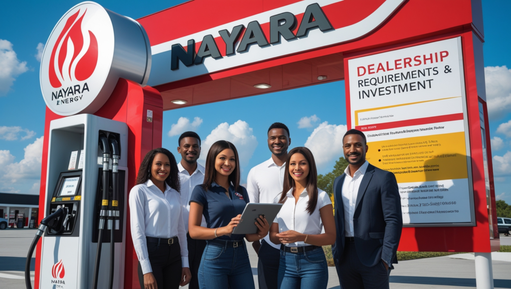 Nayara Energy petrol pump Dealership Requirements & Investment Details